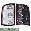 CROSSDESIGN Clear Lens Tail Lights Assembly (Left Driver & Right