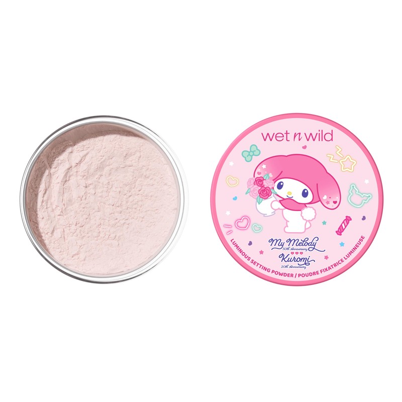 wet n wild My Melody and Kuromi Luminous Loose Setting