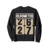 Oldometer 26-27 Funny Birthday Live Legend Turning 27 His/He Sweatshirt