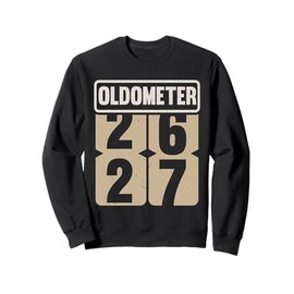 Oldometer 26-27 Funny Birthday Live Legend Turning 27 His/He Sweatshirt