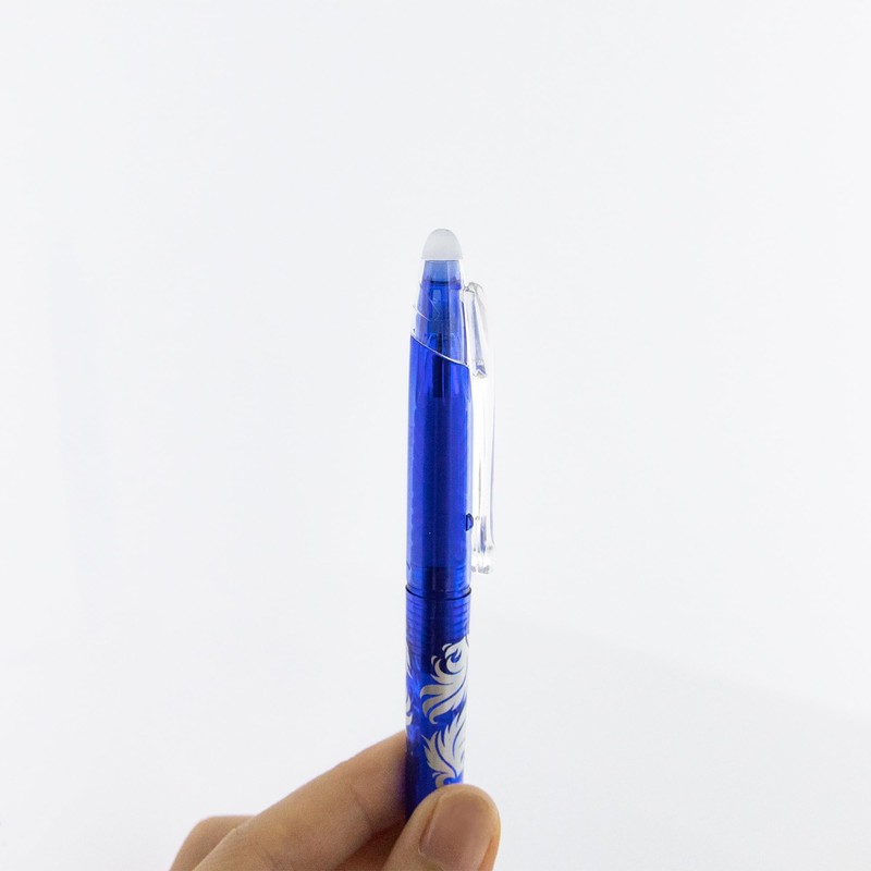 BAZIC Frizz Blue Erasable Gel Pen w/Grip