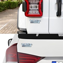 Old Man Edition Car Emblem, 3D Metal Badge Car Stickers Decals, for Car, Truck, SUV, Motorcycle, Badges for Tailgate, Bumper, Hood, Side, Waterproof Adhesive(Silver)