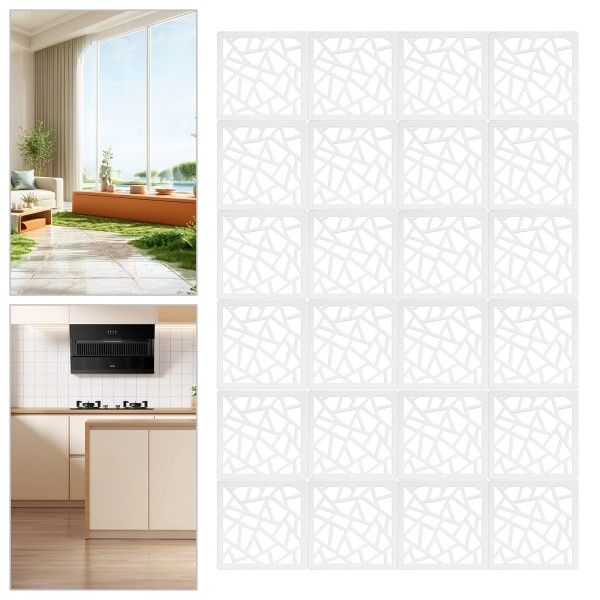 GDRASUYA10 Hanging Room Divider Decorative Hollow Out Design Wall Screen