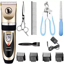 Ceenwes Dog Clippers Low Noise Cat Clippers Rechargeable Dog Trimmer Cordless...