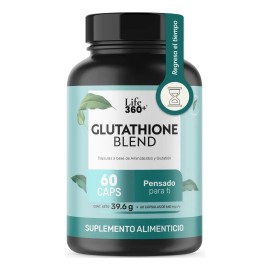 Gluation Cpsulas Life360 Glutathione Blend 60 Cpsulas Sin Sabor                                                                                       