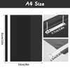 File Folder Set, Colourful, Stapler with Labelling Field, A4, Transparent