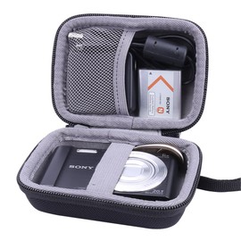 Aenllosi Hard Travel Storage Case for Sony DSCW800/DSCW830 Digital Camera (Black)