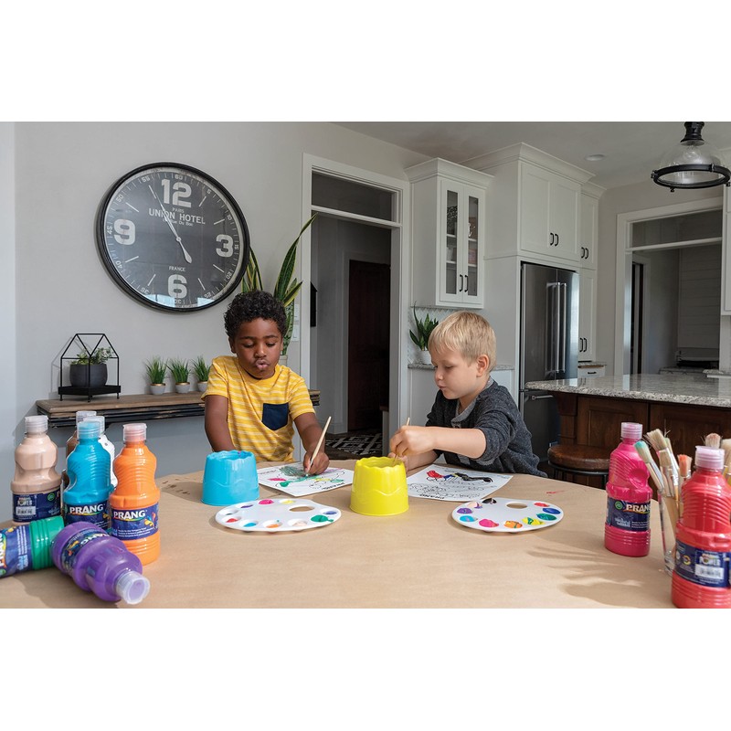 Prang Ready-to-Use Washable Tempera Paint, 16-Ounce Bottle, Brown (10708)