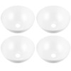 Uonlytech 4pcs Floor Lamp Shade Torchiere Lamp Shades Replacement White