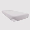 Soleil d'Ocre Jersey Fitted Sheet, Cotton, White, 140 x 190
