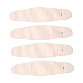 SAFIGLE 4pcs Newborn Belly Band Hernia Belt for Boy Girl Skin Friendly Navel Support Truss Breathable Sweat Absorbing Design for Comfort Beige