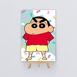 DIY Easel-Type Crayon Shin-chan Diamond Cross-stitch 10x15cm Reliable Crayon Shin-chan / DIY이젤형 짱구 보석십자수 10x15cm 든든 짱구