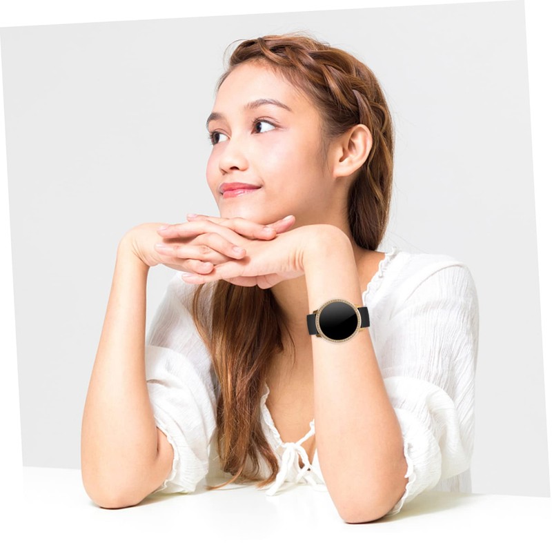 BIUDECO Durable Rhinestone Watch Shell Protective Case Drop Resistance 44mm