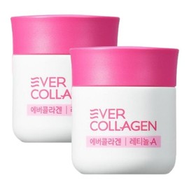 Evercollagen Retinol A 56 Tablets x 2 Bottles (8-Week Supply) Tripeptide Collagen Biotin Latest Model / 에버콜라겐 레티놀A 56정 x 2병 (8주분) 트리펩타이드 콜라겐 비오틴 최신상