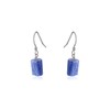 Kyanite Raw Nugget Earrings in Stainless Steel