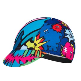 Corsehild Cycling Cap with Sun Visor, Lightweight Polyester Bike Hat for Men & Women, Breathable Under Helmet Design for Road Biking & Outdoor Sports