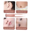 IWOWHERO Nose Cleaning Tweezer with Skid Handle LED for Gentle
