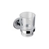 Croydex Flexi-Fix Easy to Fit Pendle Tumbler and Holder, Chrome,