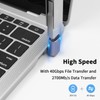 Poyiccot USB-C to Right Adapter, USB C Angle Adapter, 40Gbps