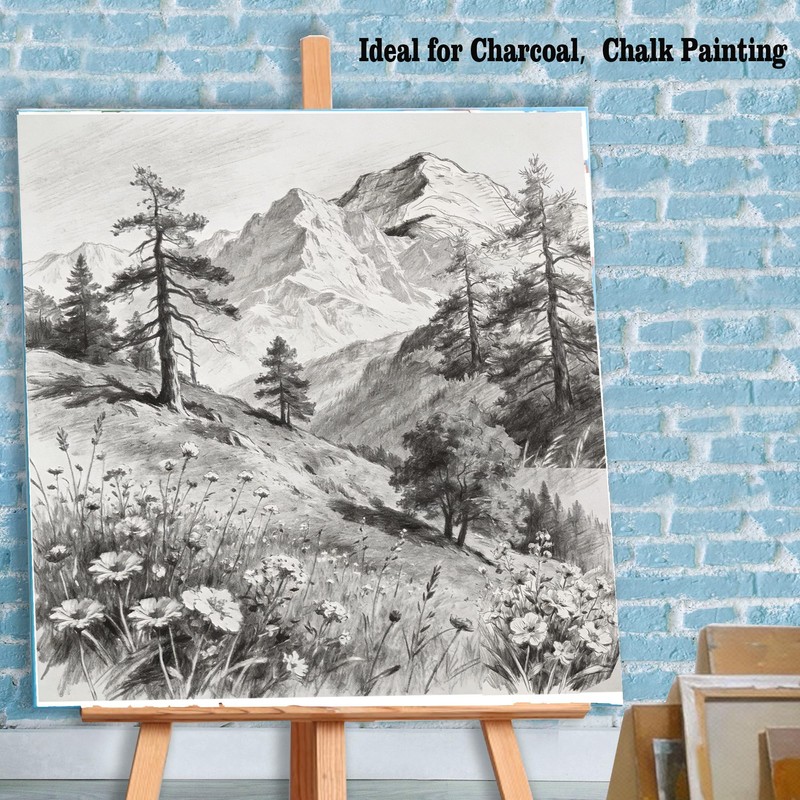 Findartle Blending Paint Brush,3 Pcs Pastel Blending Paint Brushes