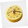 KICHOUSE Cute Lemon Pattern Refrigerator Clock Sticker Magnets Fridge Wall