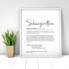 Schwiegereltern Definition, Personalisiertes Poster, Schwiegermutter Schwiegervater, Geschenk Geburtstag Weihnachten, Danke