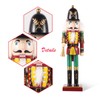 SurpriseSeptember Christmas Nutcracker Ornament,12 inch Traditional Painted Wooden Nutcracker Soldier
