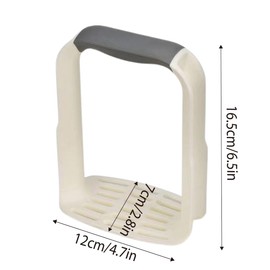 AIMALL Mashed Potato Press, Manual Yam & Potato Masher, High-Quality Food Crusher for Baby Food & Household Use, Easy to Press, 6.5"x4.7"x2.8"