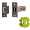 Jigtech JTL4302 Rectangular Privacy Latch, Black Nickel