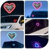 Solar Powered Car LED Ambient Light - Heart Shaped Neon