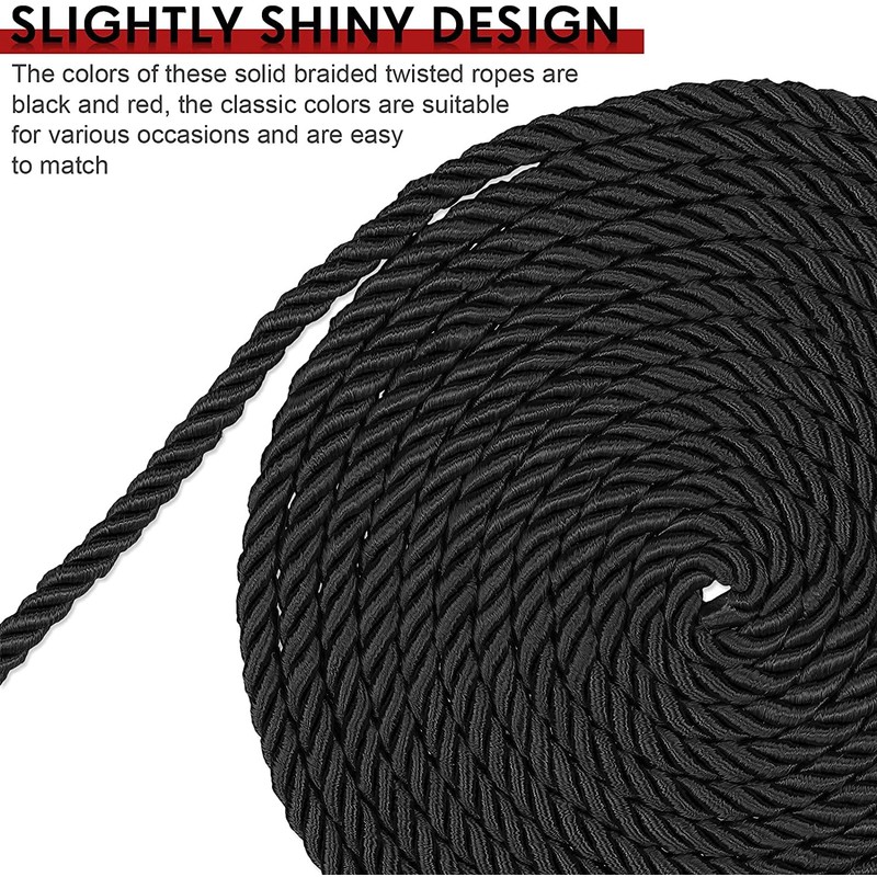 CRAFTCURL Nylon Twisted Rope - Durable & Slightly Shiny Design