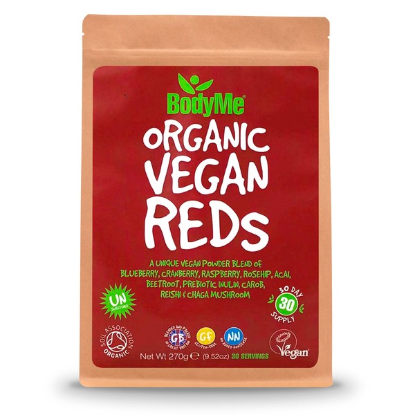 BodyMe Organic Vegan Reds Powder | 270g | Super Reds