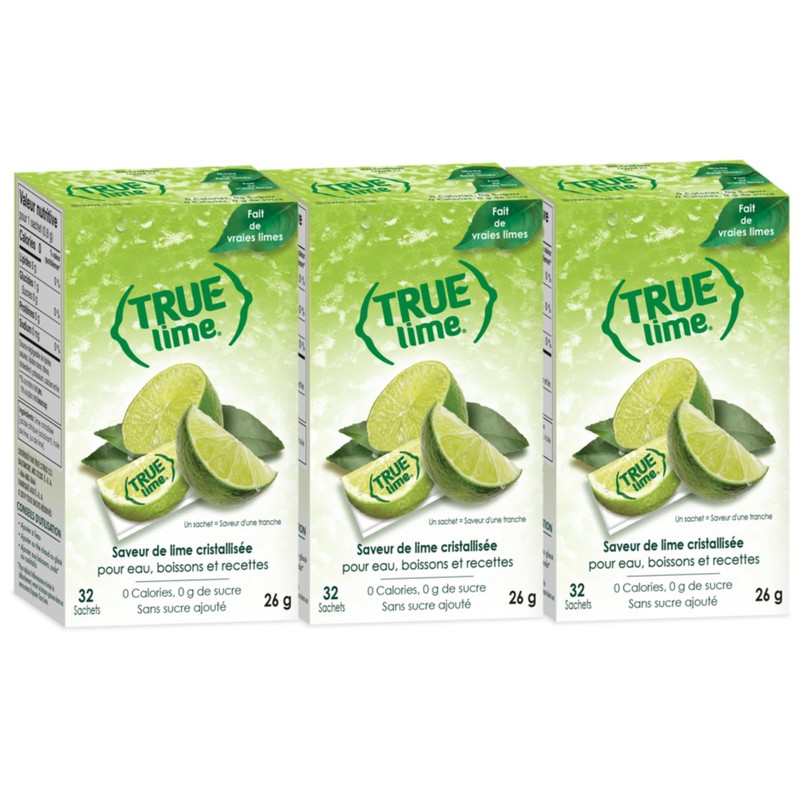 TRUE LEMON & LIME Water Enhancer (96 Packets Each Flavour)