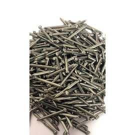Oval Wire Nail 30mm Oval Nails Wood Nails Flush Nail DIY Bright Oval Nail Use for Soft and Hard Timber Material Wood Joinery Furniture Craft Construction Applications - 50 Quantity