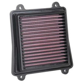 K&N Filtro de aire del motor: alto rendimiento, premium, filtro de aire Powersport: compatible con BAJAJ (Dominar 400) BA-3717