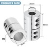 Shaft Coupling 10 mm x 14 mm Coupler Aluminium Alloy