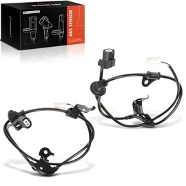A-Premium 2PCS Wiring Harness for Rear ABS Wheel Speed Sensor Compatible with Toyota Yaris 2014 2015 2016 2017 2018 2019 [Built Except Japan] - Without Sensor