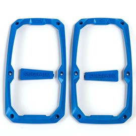SEIZMIK UTV Color Trim Kit for Embark Series Side View UTV Mirrors | Bezel and Cap Color Insert Kit | Blue