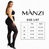 MANZI 2 Pairs 70 Denier Women's Plus Size Tights Stretch