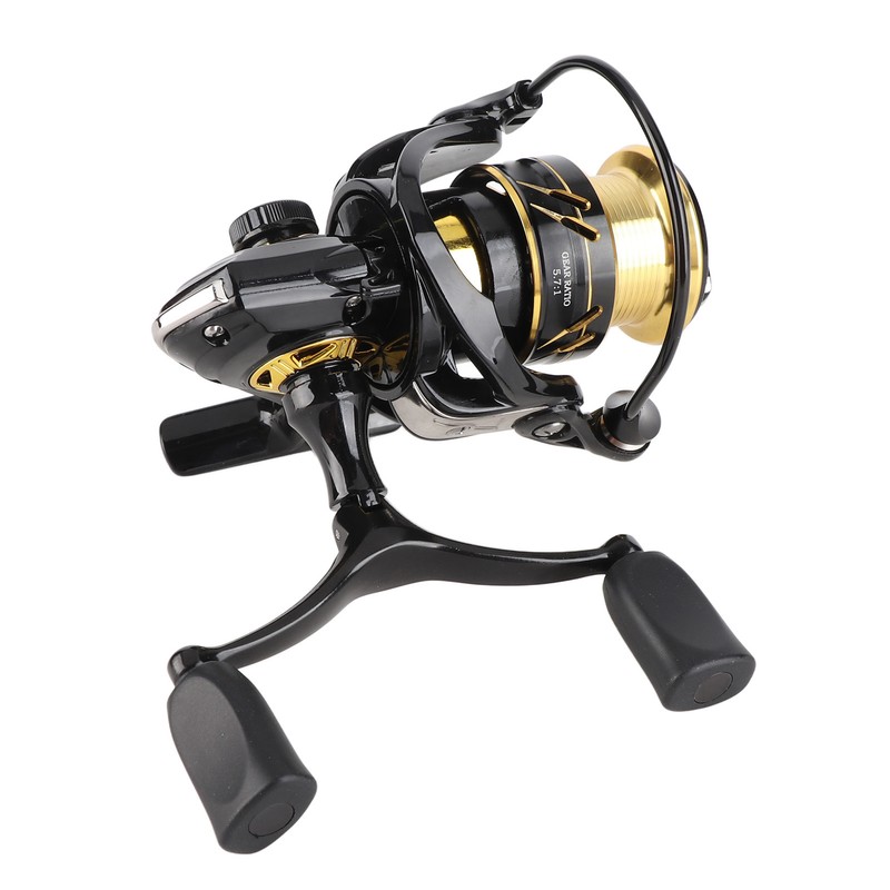 Fishing Reel Powerful Double Rocker Arm Metal Spinning Wheel for