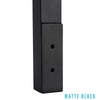 Senmit Cable Railing Post Fascia Mount-Stainless Steel Square Weldless 36"x2"x2"