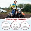 Motorcycle Ear Plugs 2 Pairs, Wind Noise Reduction & Prevent