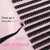 Sixstarhair Individual Lashes 80D DIY Eyelash Extensions Volume Cluster Lashes