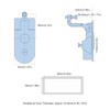 Silver Turn Button Compression Latch Lock, Compression Latch with 2