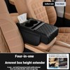 Car Center Console Armrest Cushion with Storage – PU Leather