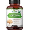 Zazzee USDA Organic Lion's Mane 20:1 Extract, 16,000 mg Strength, 120 Vegan Capsules, 60 Day Supply, Standardized and Concentrated 20X Extract, All-Natural and Non-GMO