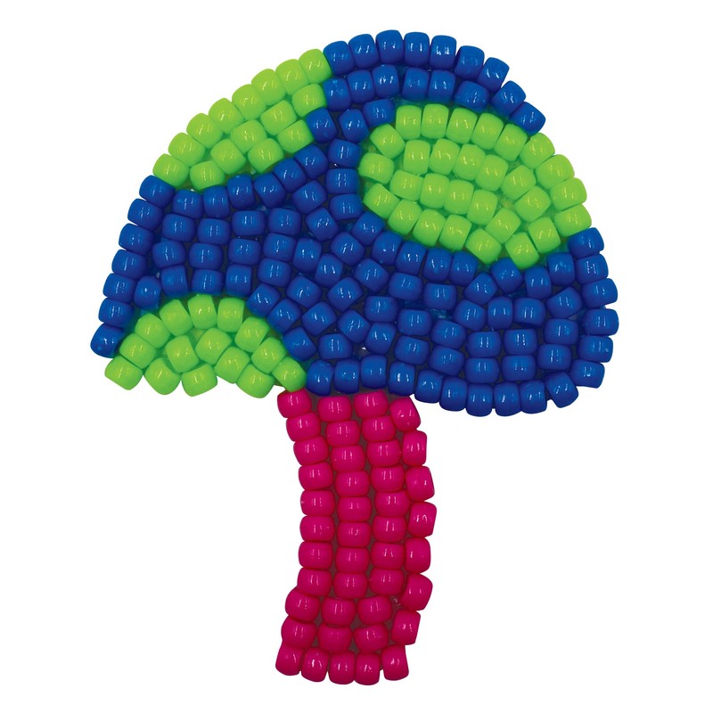 Creativity Street Pacon PACAC3553 Neon Pony Beads, 6mm x 9mm,