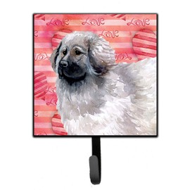 Caroline's Treasures BB9760SH4 Moscow Watchdog Love Leash or Key Holder, Red, Wall Hooks, Key Hooks Holder, Coat Rack Wall Mount, Coat Hooks, Hooks for Hanging Keys, Towels, Aprons, Leashes,