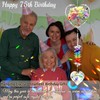 Ornalrist 75th Birthday Gifts for Women Glass Suncatcher 75 Years