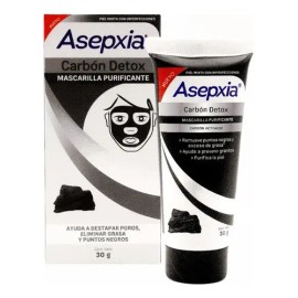 Asepxia Carbon Detox mascarilla para piel mixta peel off 30g                                                                                          